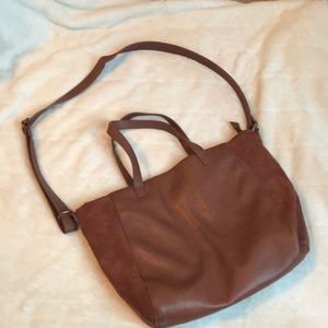 AEO faux leather shoulder bag